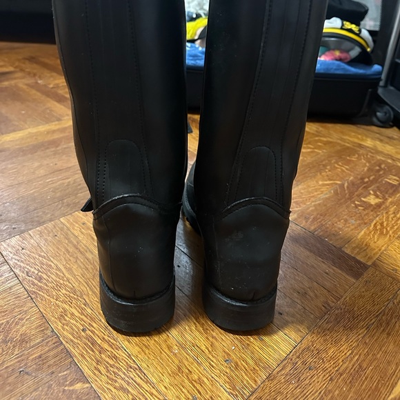 FRYE Women's Rubber Engineer Shearling-Lined Boot Size 8.5 M 3476663 - Picture 4 of 7